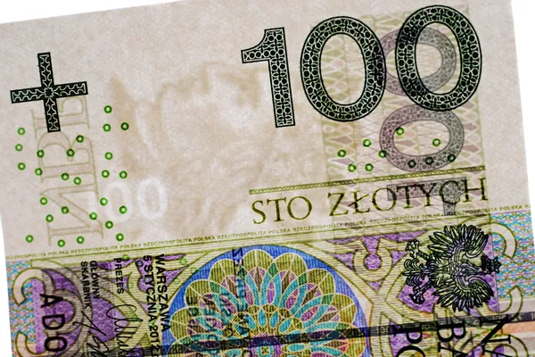 Polski złoty-nowe banknoty — Zdjęcie stockowe