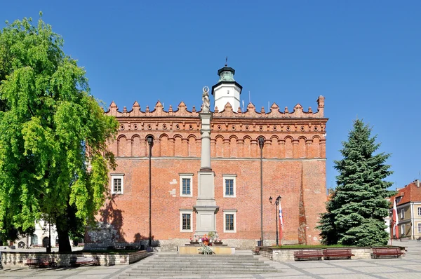 Town hall in Sandomierz — Stock Photo, Image