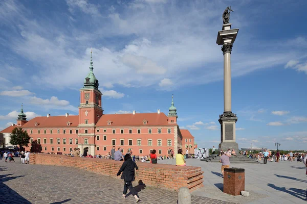 Castelo Real em Varsóvia, Polonia — Fotografia de Stock