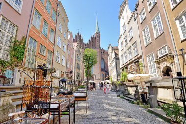 mariacka sokak gdansk içinde