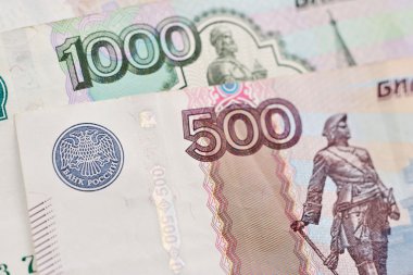 Russian banknotes
