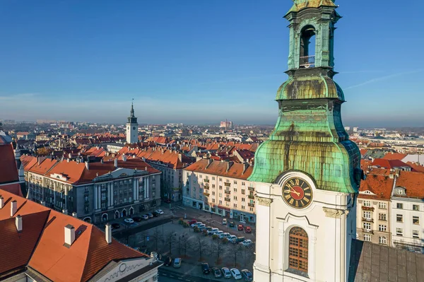 Altstadt Und Rathaus Kalisz Polen — Stockfoto