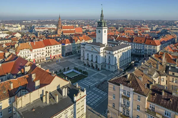 Altstadt Und Rathaus Kalisz Polen — Stockfoto