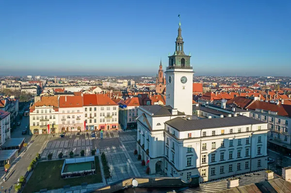 Altstadt Und Rathaus Kalisz Polen — Stockfoto