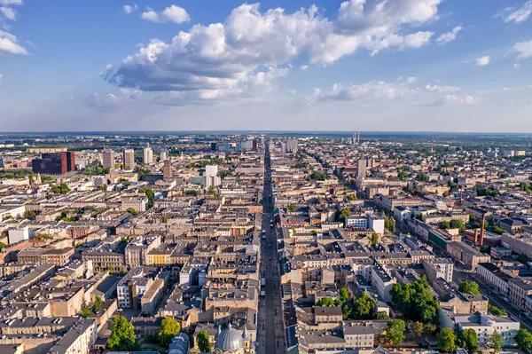 View City Center Lodz Poland — стоковое фото