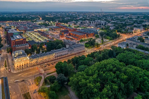View Mall Manufaktura Lodz City Poland — Foto Stock