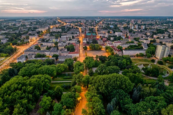 View City Lodz Poland — стоковое фото