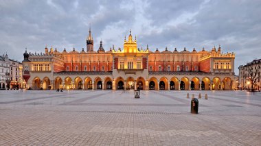 Krakow, Polonya eski şehir Meydanı