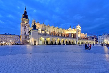 Krakow, Polonya eski şehir Meydanı
