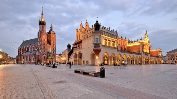 Óvárosi Tér Krakkóban Lengyelország — Stock Fotó