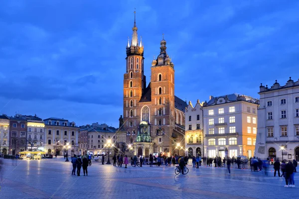 Staré Náměstí Krakově Polsko — Stock fotografie