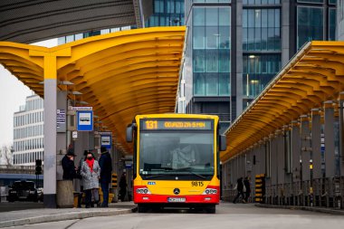 Dworzec Centralny durağı - Varşova, Polonya