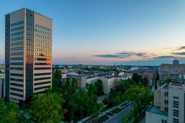 Wolkenkratzer Des Außenhandelszentrums Lodz — Stockfoto