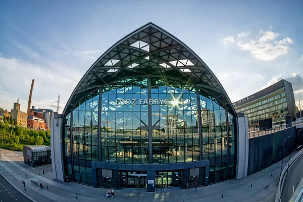 Railway Station Lodz Poland Maj 2022 Railway Station Lodz Fabryczna — Stock Photo, Image