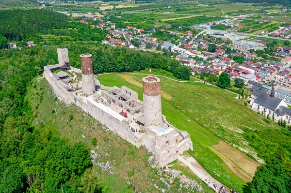 Königsschloss Checiny Polen — Stockfoto