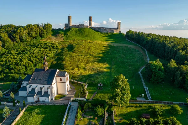 Königsschloss Checiny Polen — Stockfoto