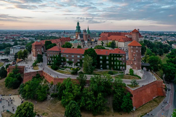 Castillo Real Wawel Cracovia Polonia — Foto de Stock