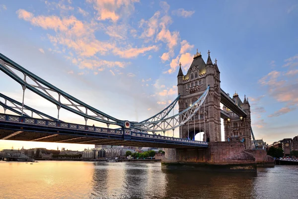 Тауэрский Мост Разводной Мост Лондоне Великобритания — стоковое фото