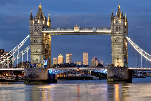 Tower Bridge Most Zwodzony Londynie Wielka Brytania — Zdjęcie stockowe