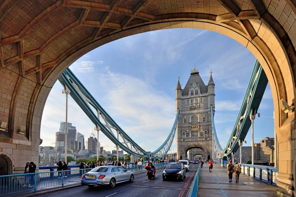 Tower Bridge Londynie Anglia — Zdjęcie stockowe