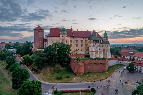 Koninklijke Kasteel Van Wawel Krakau Polen — Stockfoto