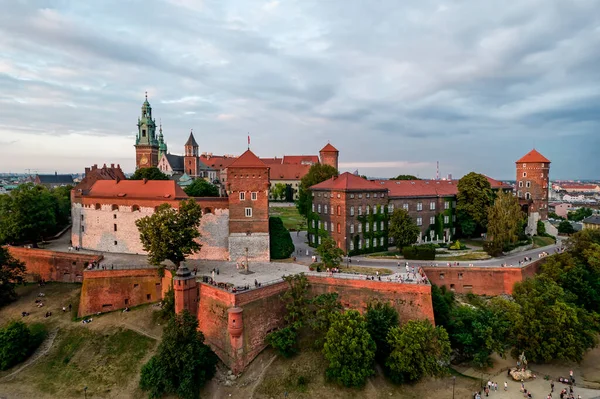 Castelo Real Wawel Cracóvia Polónia — Fotografia de Stock