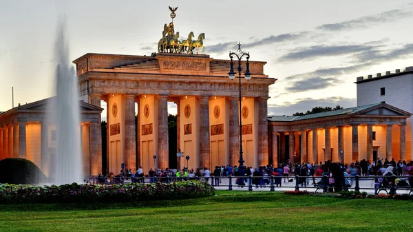 Brandenburg Kapısı Brandenburger Tor Berlin Almanya — Stok fotoğraf