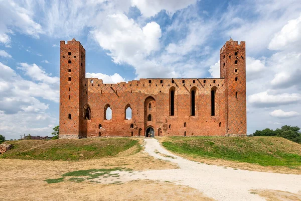 Teutonic Castle Radzyn Chelminski Poland — Stockfoto