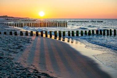  Polish beach on the Baltic Sea.