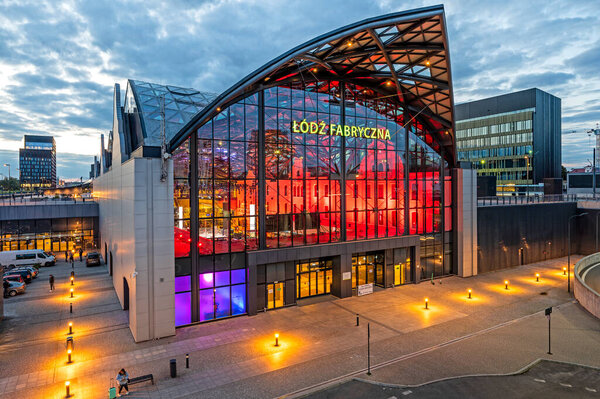 Lodz Fabryczna Railway Station. City of Lodz, Poland.