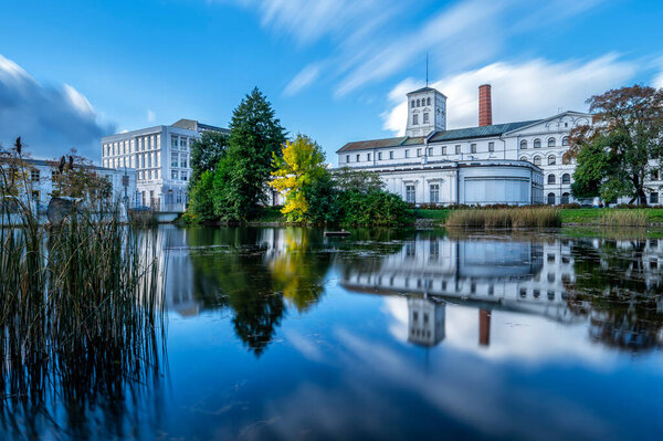 City of Lodz, Poland. View of the White Factory.