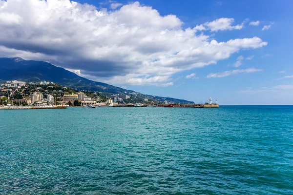 Sea Embankment City Yalta — Stock Photo, Image
