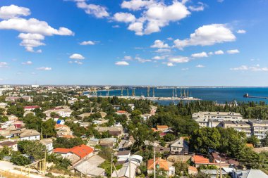 Feodosia. Crimea. Mithridates. View of the city from the observation deck.