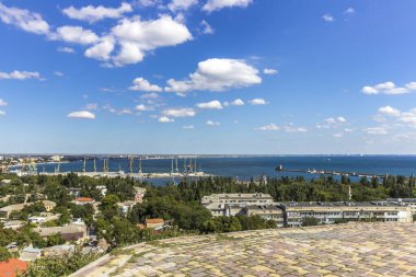 Feodosia. Crimea. Mithridates. View of the city from the observation deck.