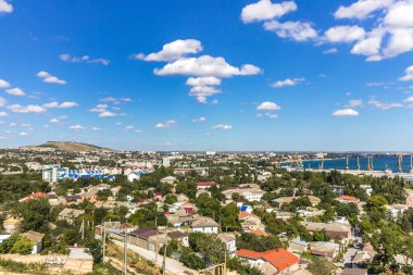 Feodosia. Crimea. Mithridates. View of the city from the observation deck.