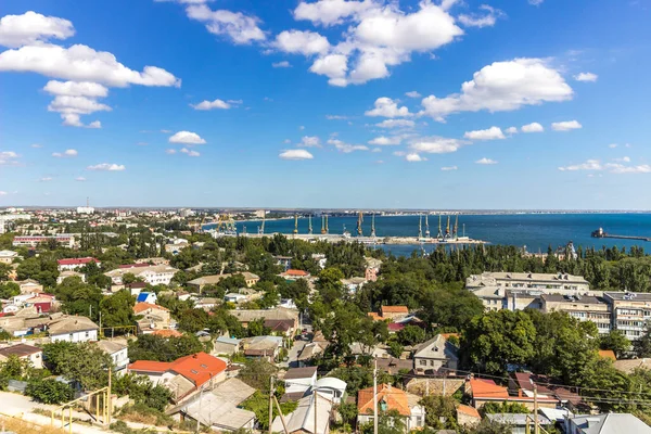 Feodosia. Crimea. Mithridates. View of the city from the observation deck.