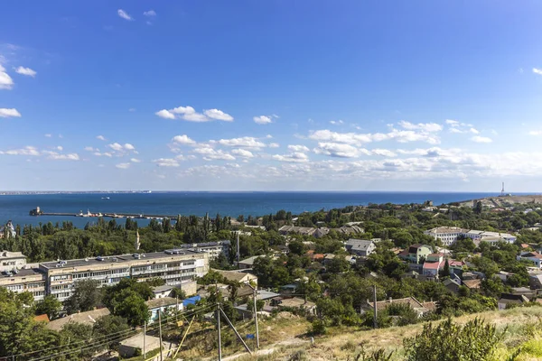 Feodosia. Crimea. Mithridates. View of the city from the observation deck.