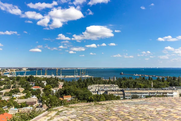Feodosia. Crimea. Mithridates. View of the city from the observation deck.