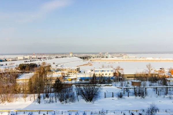 Staden Naberezhnye Chelny Från Höjd — Stockfoto