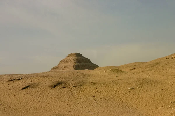 Étape Pyramide Joseph Djoser Ancienne Pyramide Egypte Situé Près Ville — Photo