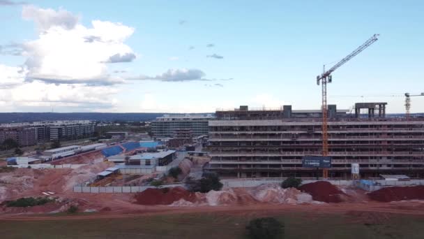 Brasilia Brazil January 2022 New Construction Apartment Buildings Northwest Brasilia — 비디오