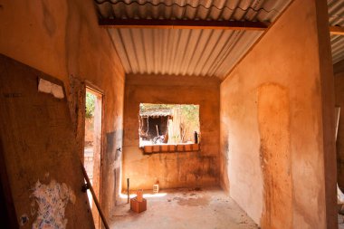 Planaltina Goias, Brazil, April 16, 2022: The Poor and Crude building Construction of homes in the city of Planaltina, and throughout Brazil.