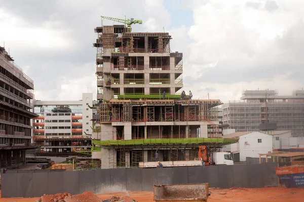 2022年5月4日 巴西利亚 Df巴西 在巴西利亚西北部 也称为Noroeste区 建造新公寓大楼 — 图库照片