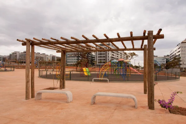 Brasilia Brazil August 2022 Newly Constructed Playground Burle Marx Park — Fotografia de Stock