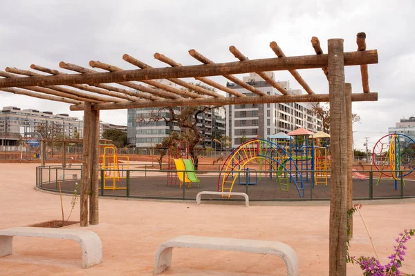 Brasilia Brazil August 2022 Newly Constructed Playground Burle Marx Park — Fotografia de Stock