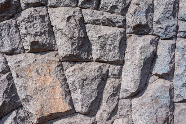 Kamenná Zeď Texturovaný Povrch Pro Pozadí Textury Nebo Tapety — Stock fotografie
