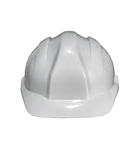 Construction Safety Helmet Protective Hard Hat White Background Файл Проходженням — стокове фото