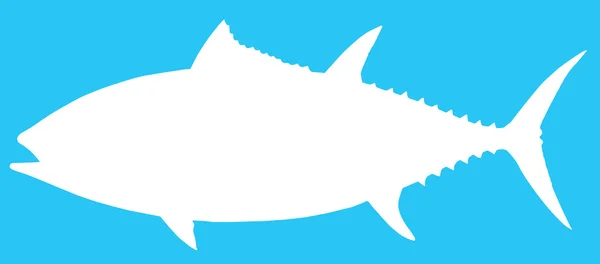 Blue Fin Tuna — Stock Vector