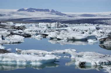 jokulsarlon buz lagün, İzlanda.