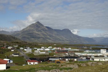 djupivogur town, İzlanda.